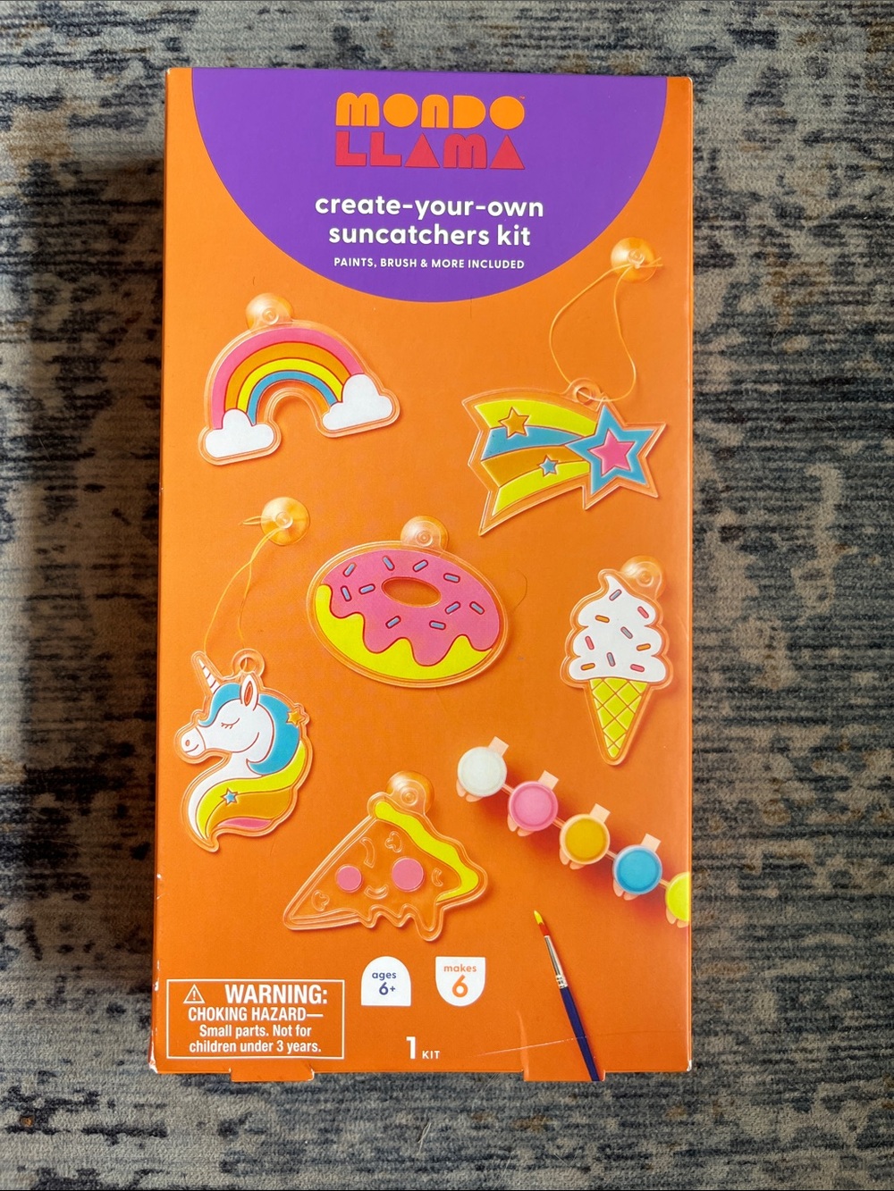Kids' Create-Your-Own Suncatchers Kit - Orange